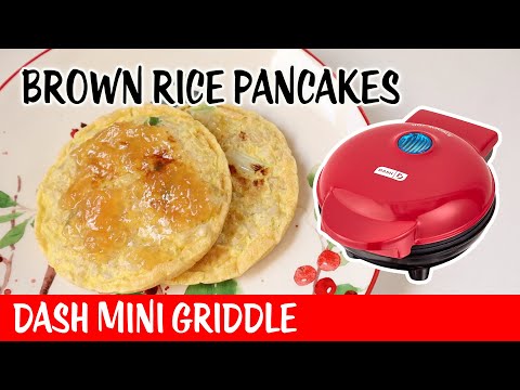 Brown Rice Pancakes - Dash Mini Griddle - Day 1 Bonne Maman Advent Calendar 2023