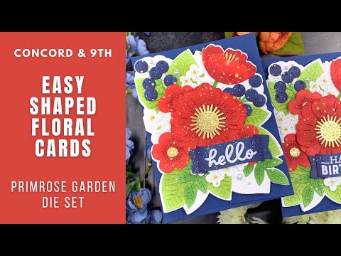 EASY Shaped Cards | Concord & 9th Primrose Garden