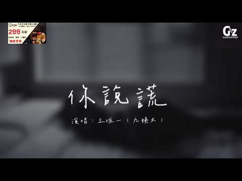 你說謊-王唯一（九姨太）