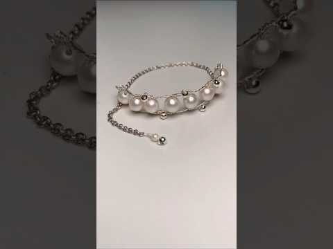 Handmade jewelry diy pearls bracelets #diybeads #diy #diyjewelry #gift #craft#jewelry #bracelet