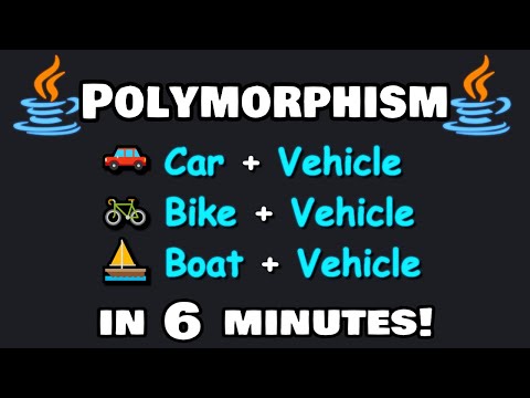 Learn POLYMORPHISM in 6 minutes! 🎭