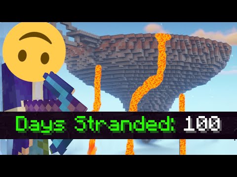 How I Survived 100 Days in One Block Skyblock