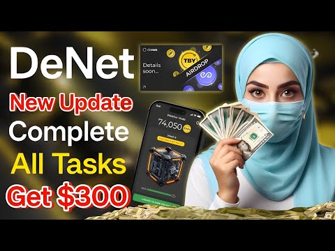 🤑0.1Token = 7$ Denet Storage App || Earn Free  peaq & TPY ||Make Money Online