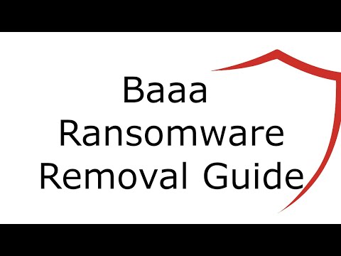 Baaa File Virus Ransomware [.Baaa ] Removal and Decrypt .Baaa Files