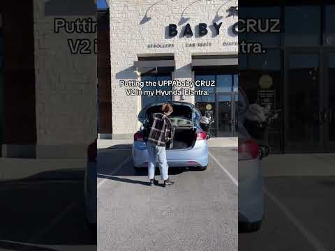 Does the UPPAbaby CRUZ V2 fit in a trunk of a car? 🤔 #shortvideo #short #shorts #babyproducts