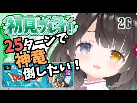 #26【ドラクエ3】25ターンで神竜倒してエッチな本読む！面白ぽんこつ女の初見プレイ【裏ラスボス】￤初見プレイ￤女性VTuber￤女性実況者￤ゲーム実況者￤レトロゲーム￤SFC￤スーパーファミコン￤