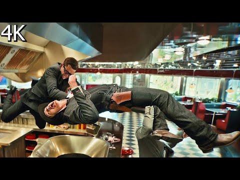 Agent Whiskey Vs Harry And Eggsy - Final Fight - Kingsman The Golden Circle (2017) Movie CLIP 4K