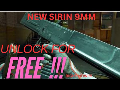 Black ops6 UNLOCK the NEW META SIRIN 9MM for free