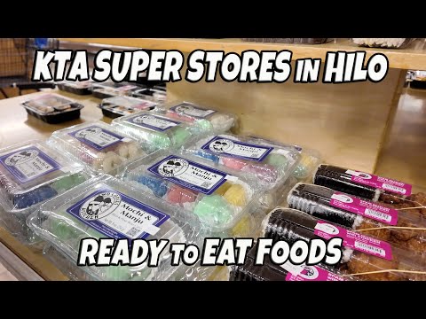 Food Shopping at KTA Super Stores in Hilo Hawaii | Ready to Eat Foods | December 22, 2024