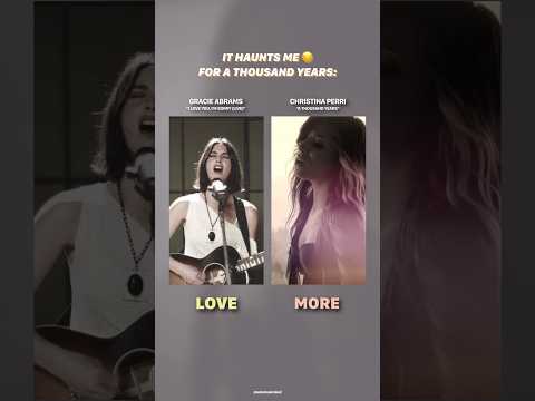 This got me emotional 😫💔 @GracieAbrams @ChristinaPerri #ILoveYouImSorry #AThousandYears