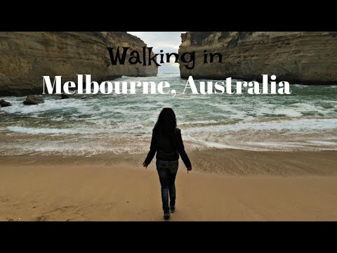 Walking in Melbourne, Australia