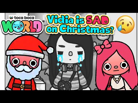 Vidia is SAD on CHRISTMAS!!! - Toca Life World