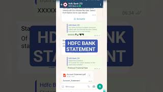 HDFC BANK account statement Kaise download kare | how to download HDFC BANK account statement