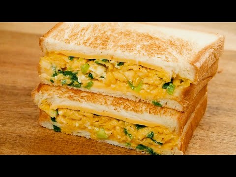 Scallion Egg and Cheese Sandwich