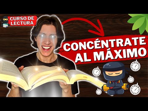 😎 3 MÉTODOS para CONCENTRARSE MÁS al Leer o Estudiar | Curso de Lectura #4