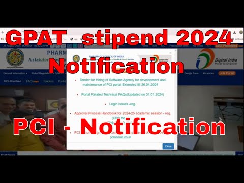 GPAT notification | GPAT  stipend 2024|  gpat Scholarship  2024 @dkvpharmaguidance  |#gpat2024