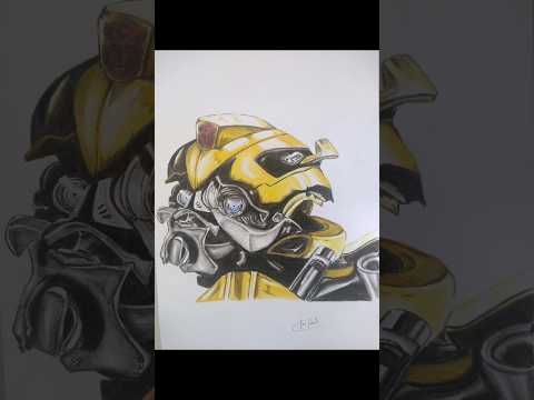 Drawing Bumblebee ( Transformers) #transformers #bumblebee #studioseries #fanartanime #drawing #tf1