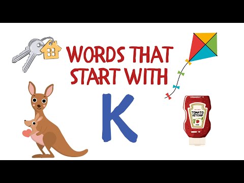 Words Starting With K Alphabet Learning Fun! #alphabetforchildren #alphabetlearningvideos