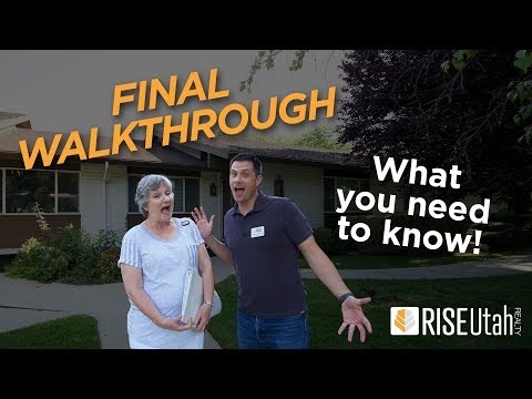 Final Home Walkthrough Expectations & Tips | RiseUtah.com