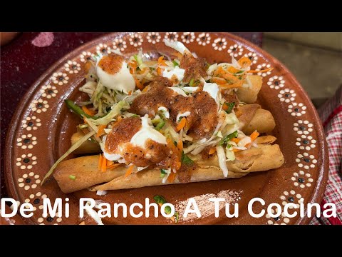 No Es Necesario Comer Carne Para Comer Bien Sabroso, Tacos Dorados