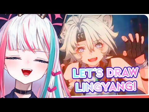 Let's draw Lingyang!! WUWA LION BOY!! #yewdraw #aylive