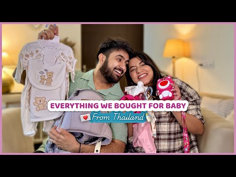 Everything We Bought for Baby from Thailand 🎀😍 | Shivangi Sah