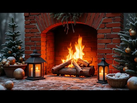 Fireplace 🔥 Relax with Softly Burning Logs for Sleep