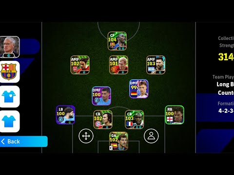 Best formation In efootball mobile | 4231 efootball mobile