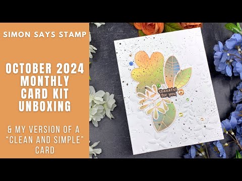 SSS October 2024 Card Kit Unboxing + A CAS Card!