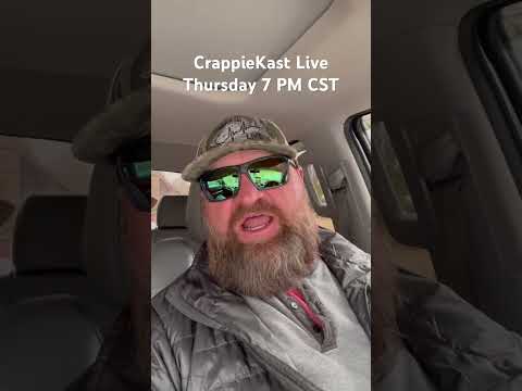 Join us Thursdays 7 PM CST #crappiefishing #powerbrakes