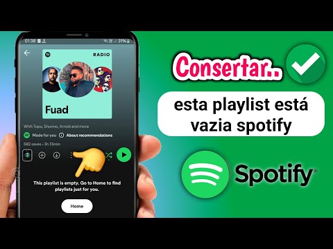 como consertar spotify esta playlist está com problema vazio | Esta playlist está vazia