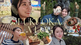 【VLOG】2泊3日カップル福岡旅行🎄🤍出張中の彼氏に会いに福岡へ✈️【クリスマスの過ごし方】