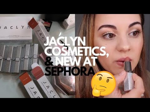 JACLYN COSMETICS LIPSTICK TRY ON + WHAT'S NEW AT SEPHORA 2019