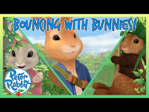 @OfficialPeterRabbit - 🥹🐰 Bouncing with Bunnies! 🐰🥹 | 1+ Hour | Cartoons for Kids