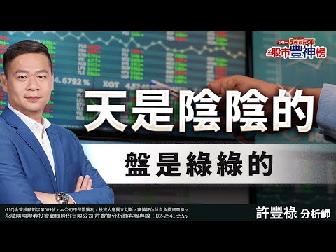 【10/24節目直播】天是陰陰的 盤是綠綠的｜許豐祿分析師