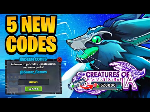 *NEW* ALL WORKING CODES FOR CREATURES OF SONARIA! ROBLOX CREATURES OF SONARIA CODES