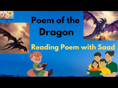 Poem About Dragon/ Fire Dragons/ Poem for Kids/ Reading Poem/ Read Fluency/ English Poem/ Dragons