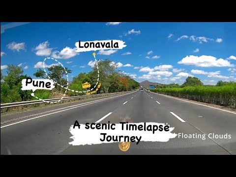 Scenic drive in India | Pune to Lonavala | Hyperlapse video