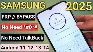 All Samsung Galaxy FRP Bypass Without Pc 2024 Android 11-12-13-14 New Method 2025✔️Frp Unlock