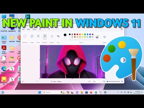 New Microsoft Paint App in Windows 11 23h2 | With Background Remove and Layers