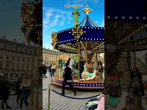 🇫🇷Ah~~Paris…(Beautiful Christmas Carousel in Paris) 09/December/2024