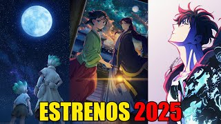 TODOS los ANIMES NUEVOS de 2025 | Los ESTRENOS ANIME MÁS ESPERADOS de ENERO - FEBRERO - MARZO