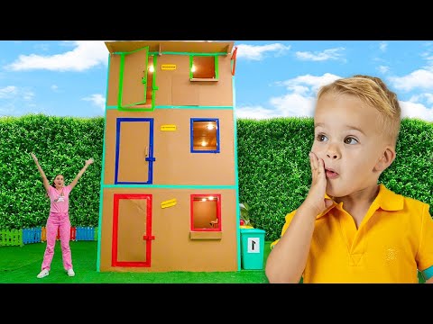 Funny kids adventures and challenges with Chris and friends