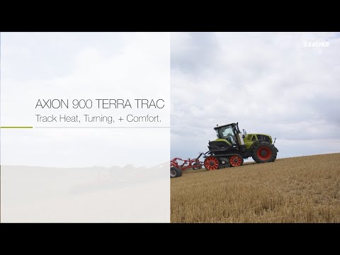 CLAAS AXION 900 TERRA TRAC | Track Heat, Turning, + Comfort