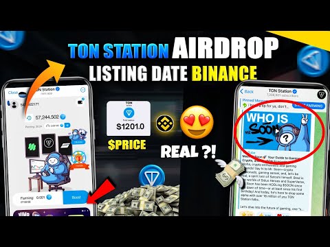 Ton Station Listing & TGE Update | Ton Station Airdrop | Ton Station Blum SOON Token Real