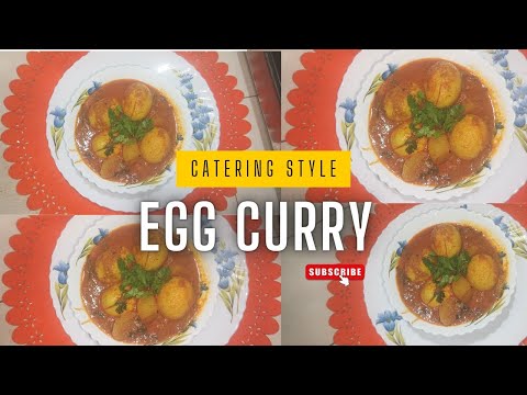 || egg& potato gravy curry|| catering style potato egg curry||