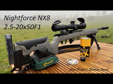 Nightforce NX8 2.5-20x50 F1 REVIEW