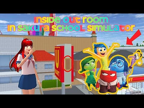 Inside out room داخل الغرفة خارجا Sakura School Simulator