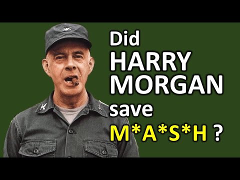 Did HARRY MORGAN save MASH?