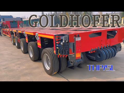 GOLDHOFER Modular Trailer Revolutionizes Heavy Hauling!